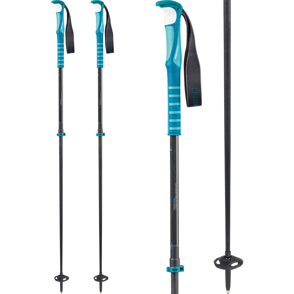 Carbon C.7 Ascent Touring Ski Poles blue