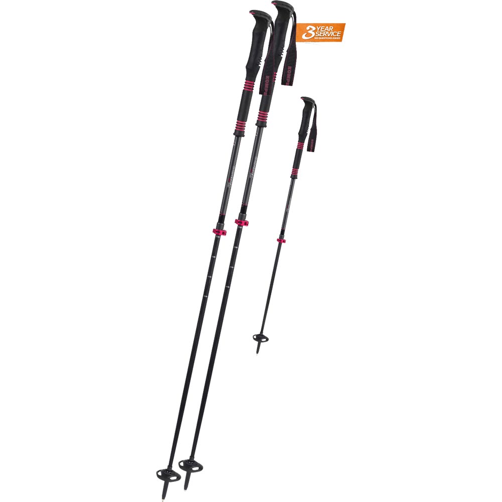 Carbon C2 Ultralight Touring Poles black berry