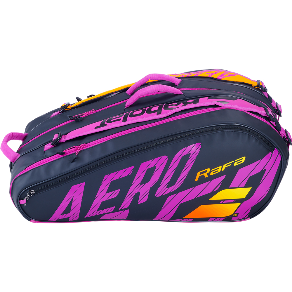 RH12 Pure Aero Rafa Tennistasche schwarz orange violett