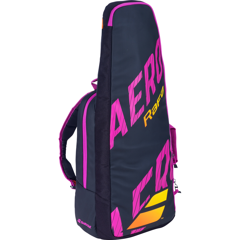 Pure Aero Rafa Tennisrucksack schwarz orange violett