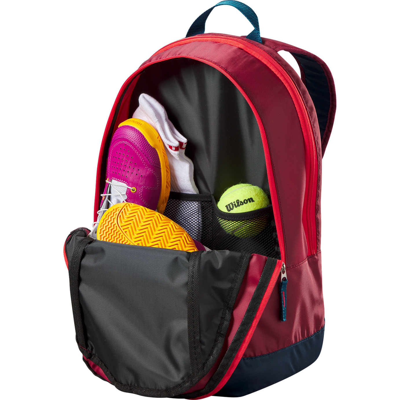 Junior Tennis Backpack Kids red