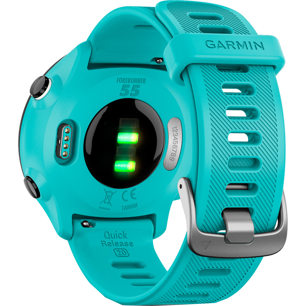 Forerunner® 55 Watch turquoise blue black