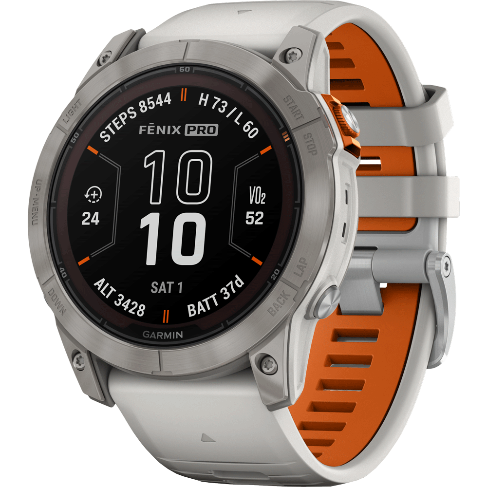 Fenix® 7X Pro Sapphire Solar Puls Watch misty grey