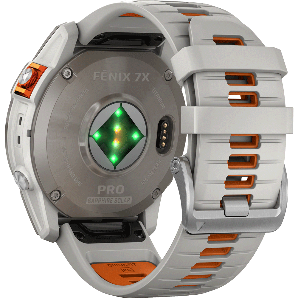 Fenix® 7X Pro Sapphire Solar Puls Watch misty grey