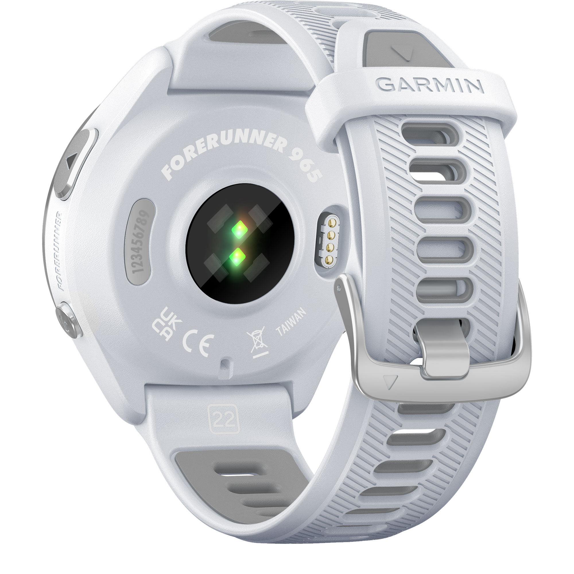 Forerunner® 965 stone white, titanium