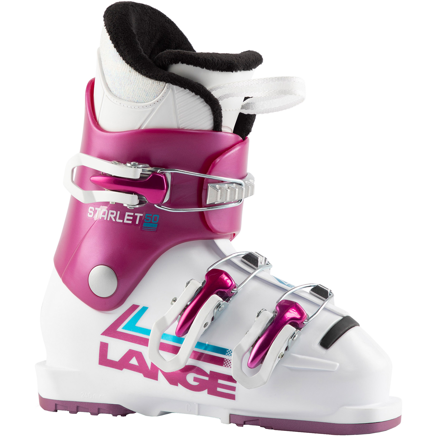 Starlet 50 Alpin Skischuhe Kinder white star pink