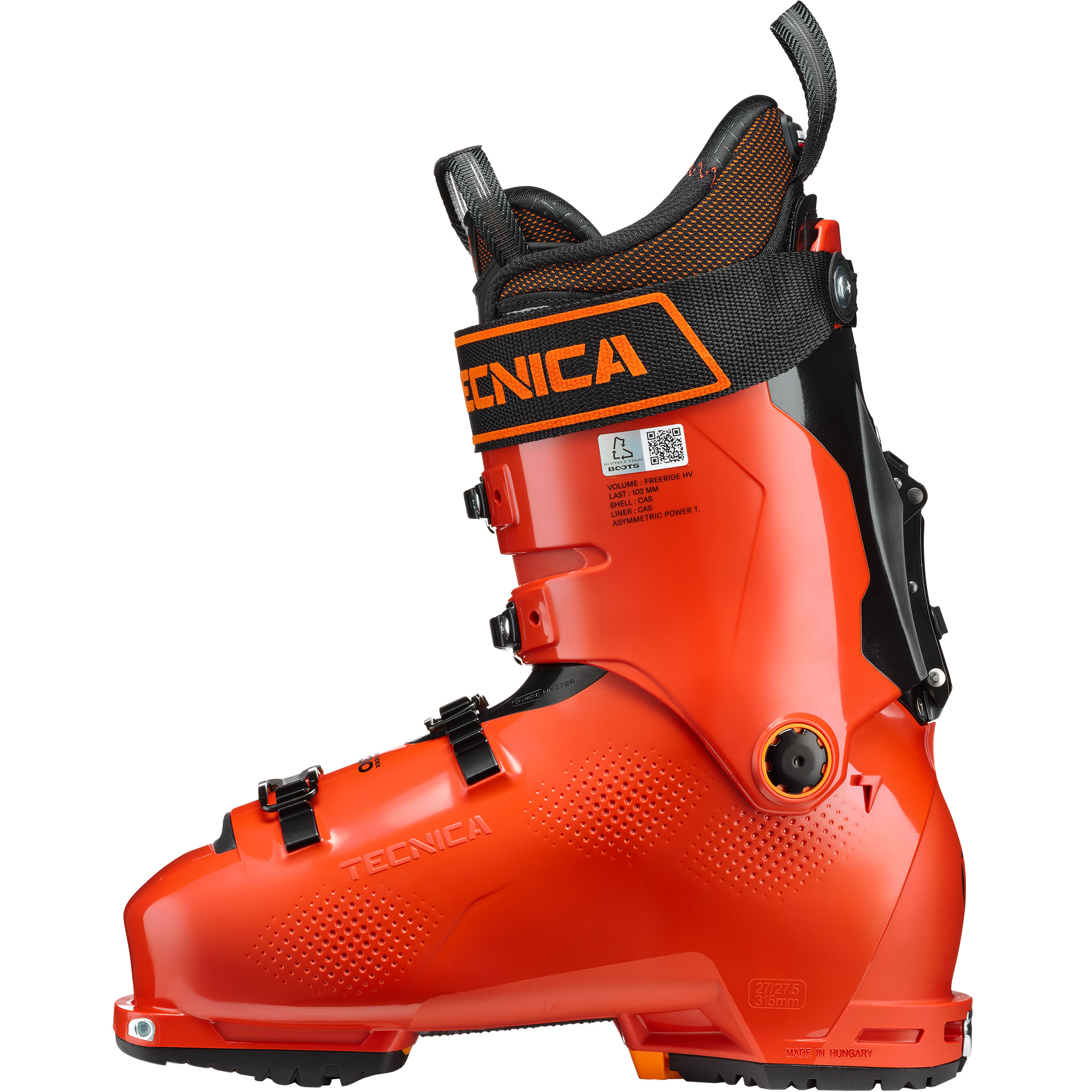 Cochise HV 130 DYN GripWalk Freeride Ski Boots Men brick orange