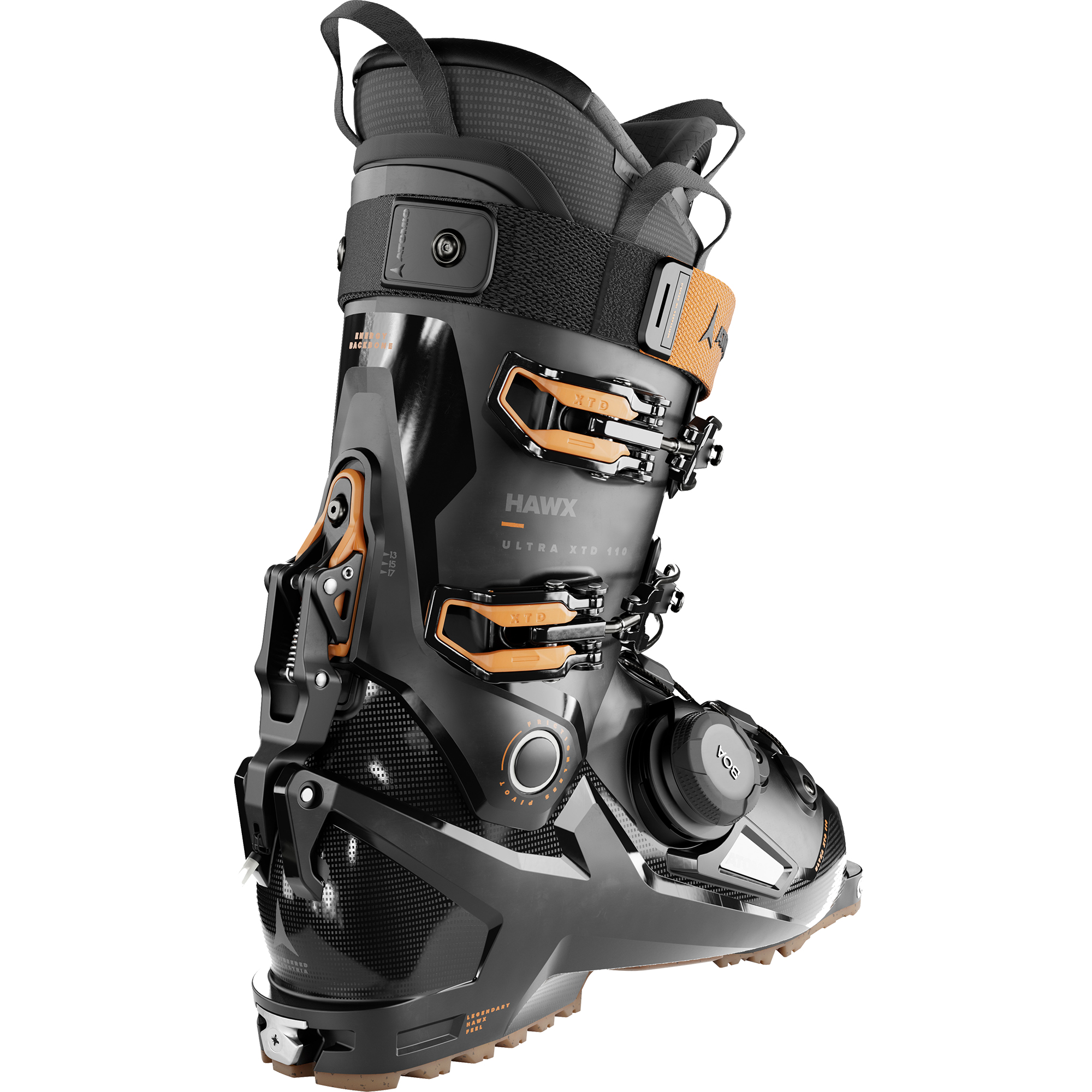 Hawx Ultra XTD 110 BOA® GripWalk Freetouring Ski Boots black orange