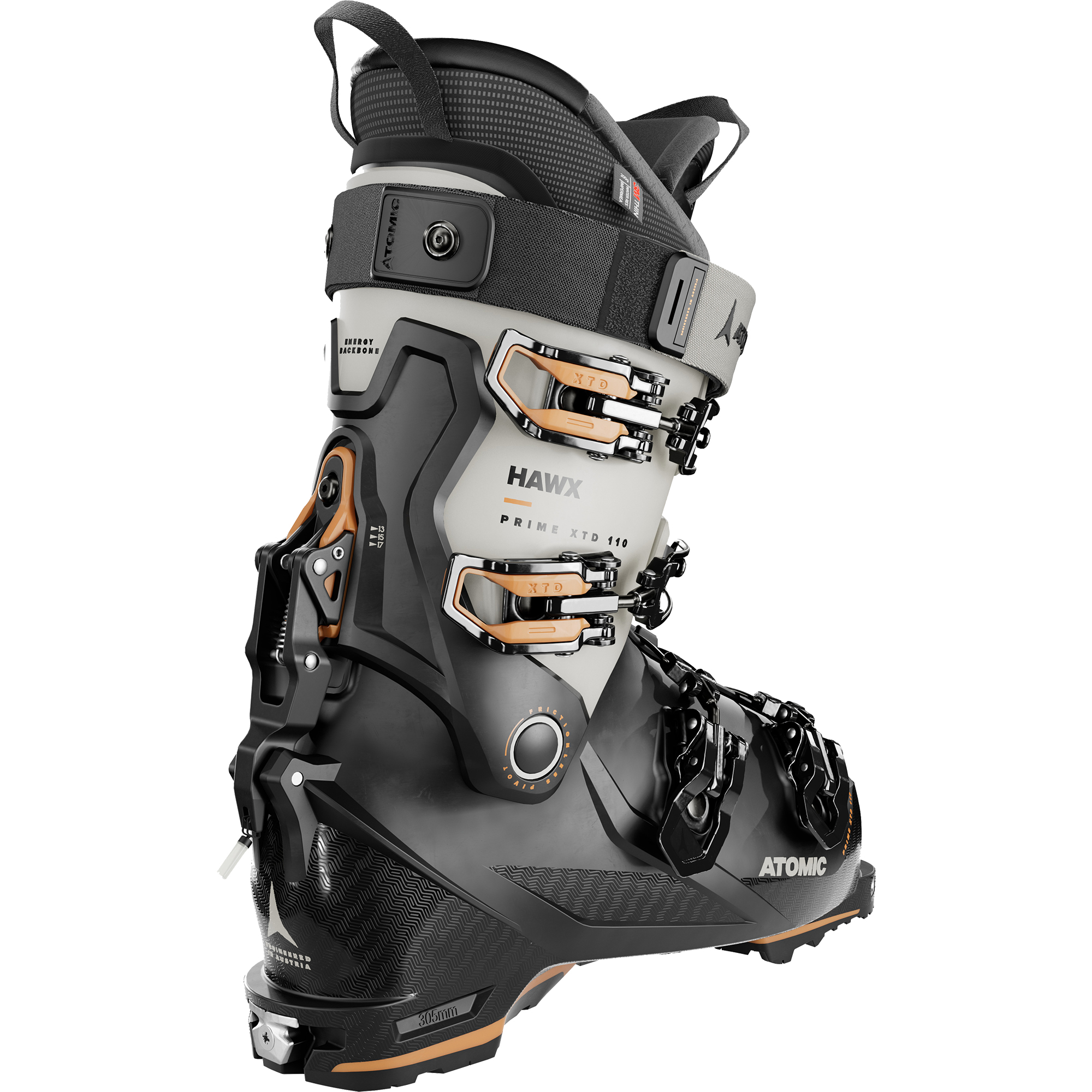 Hawx Prime XTD 110 GripWalk® Freetouring Skischuhe black stone