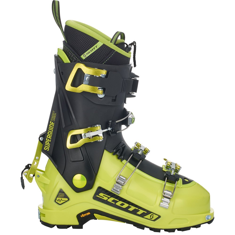 Superguide Carbon 125 Touring Ski Boots Men lime green black