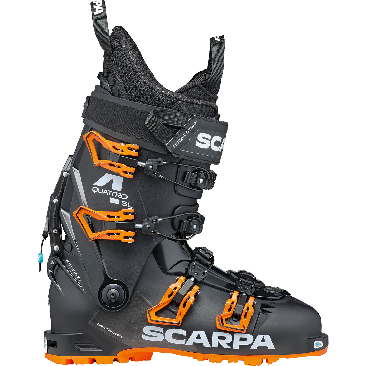 4-Quattro SL Hybrid Freetouring Ski Boots Men black orange