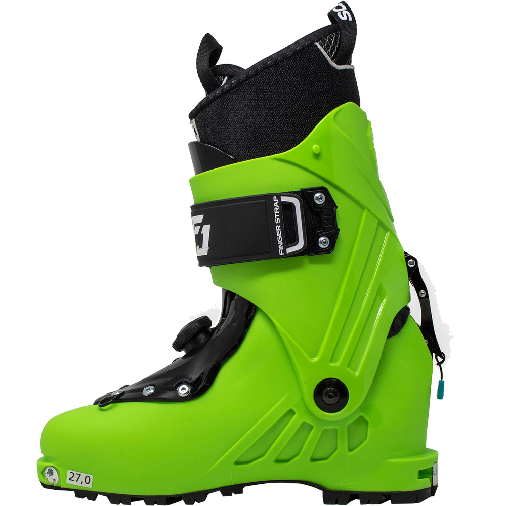 F1 Junior Touring Ski Boots Kids green lime