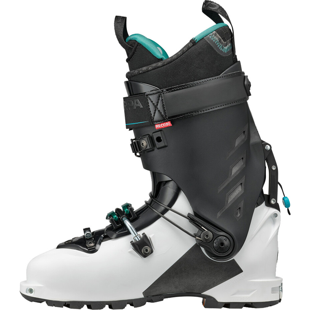 Gea RS Touring Ski Boots Women white black emerald