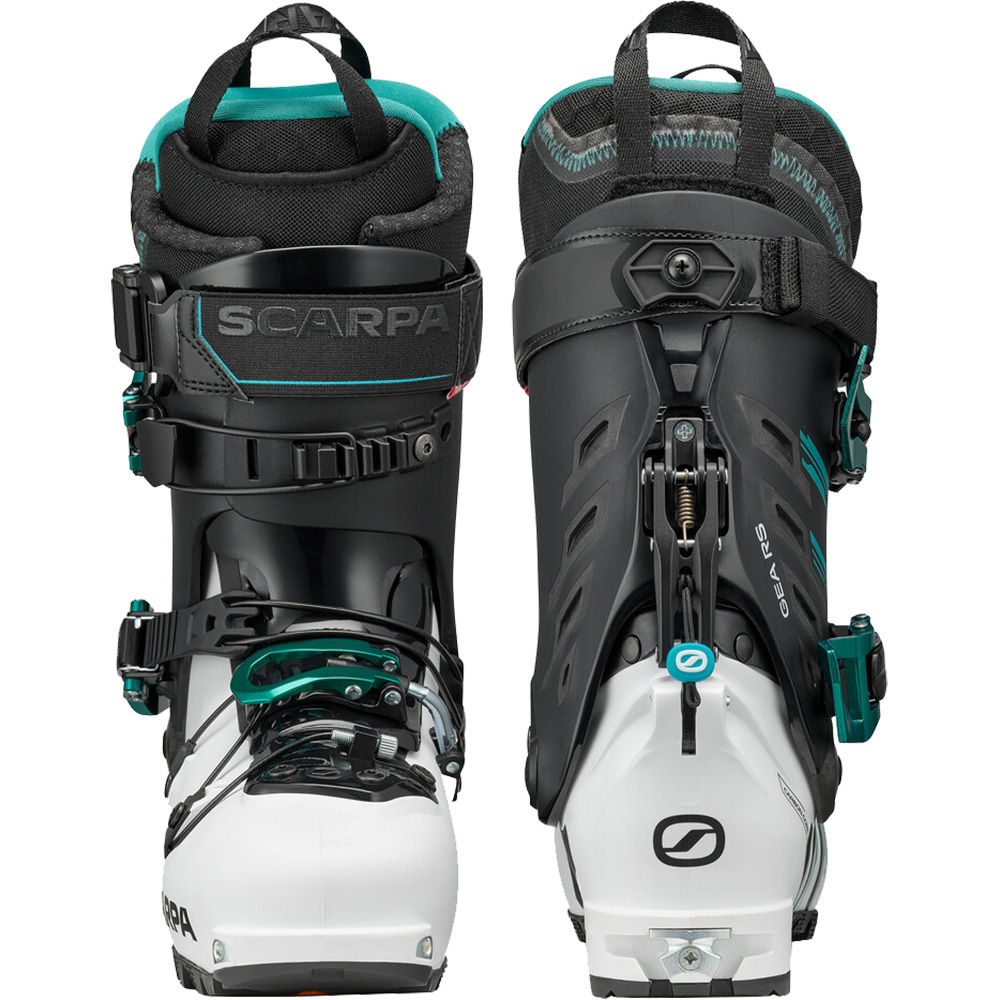 Gea RS Touring Ski Boots Women white black emerald