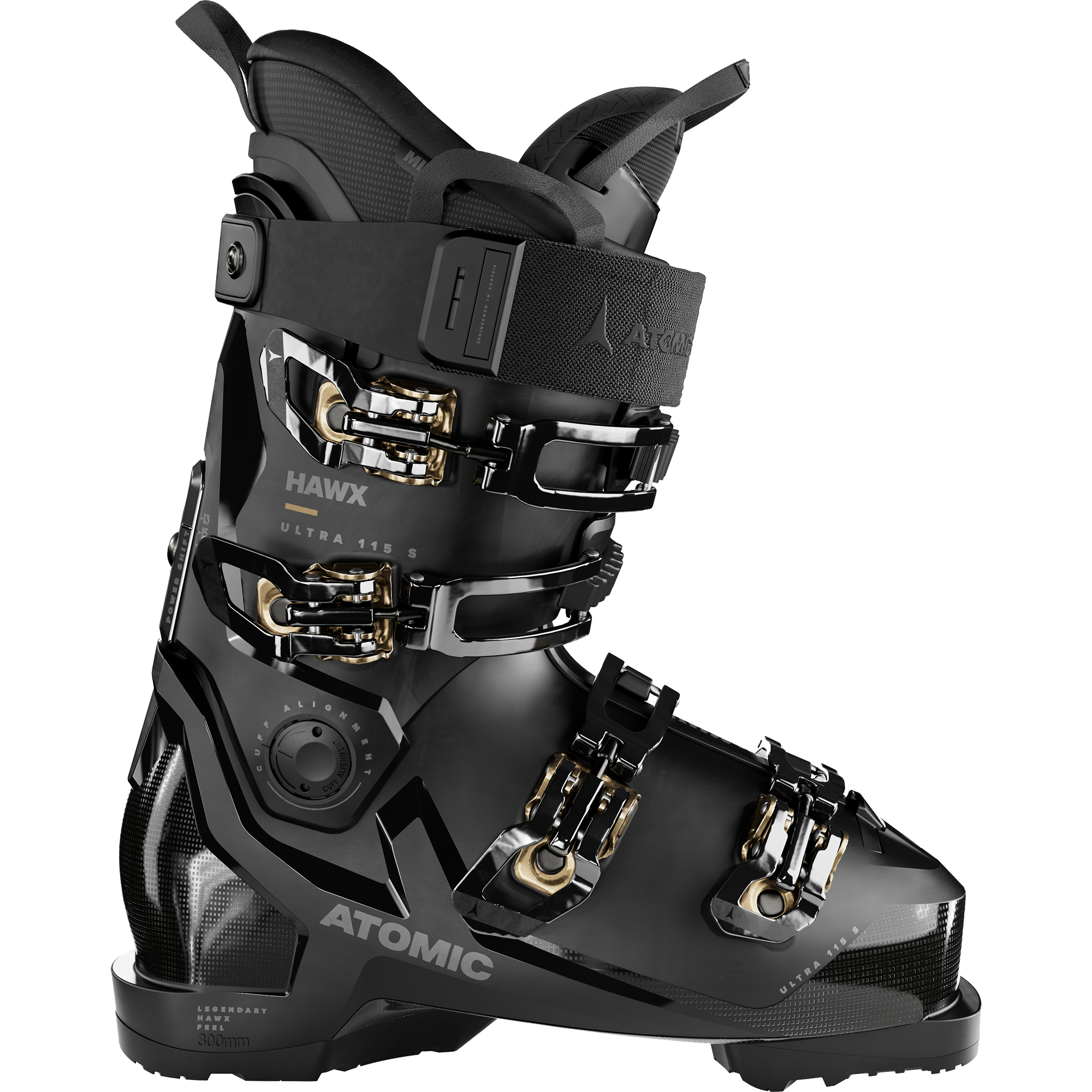 Hawx Ultra 115 S W GripWalk® Alpine Skischuhe Frauen schwarz gold