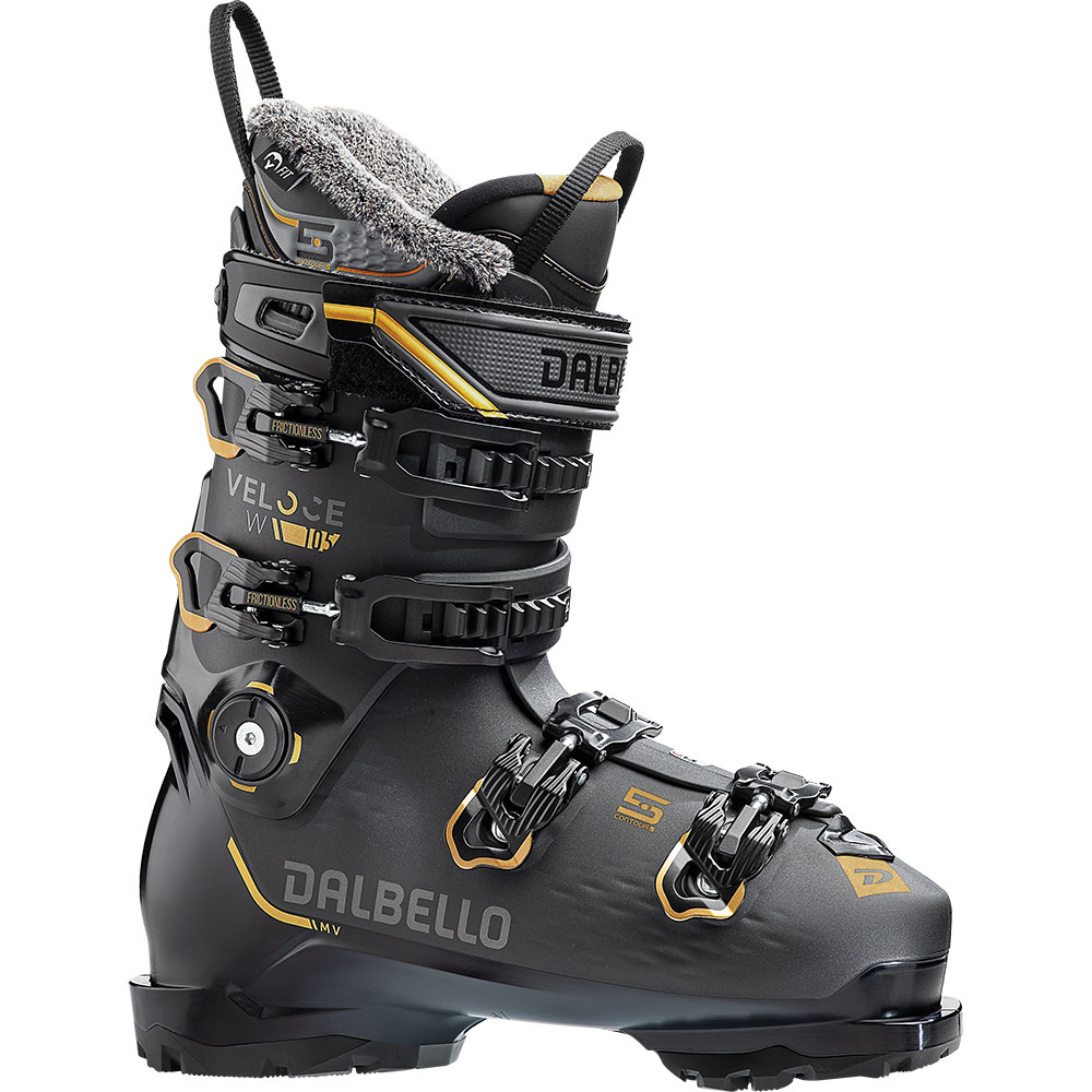 Veloce 105 W GripWalk® Alpin Skischuhe Damen schwarz gold