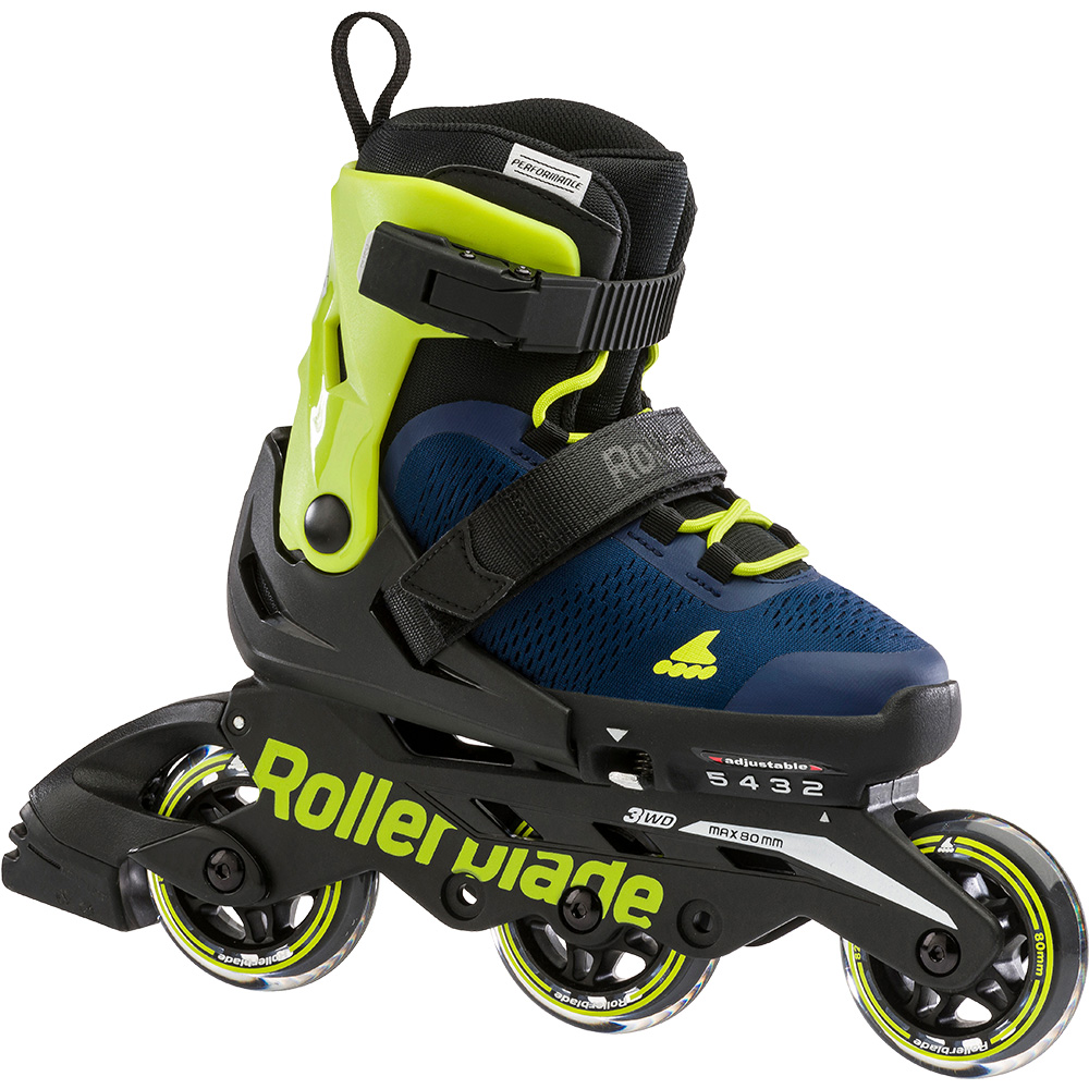 Microblade 3WD Inline Skates Kids blue royal lime