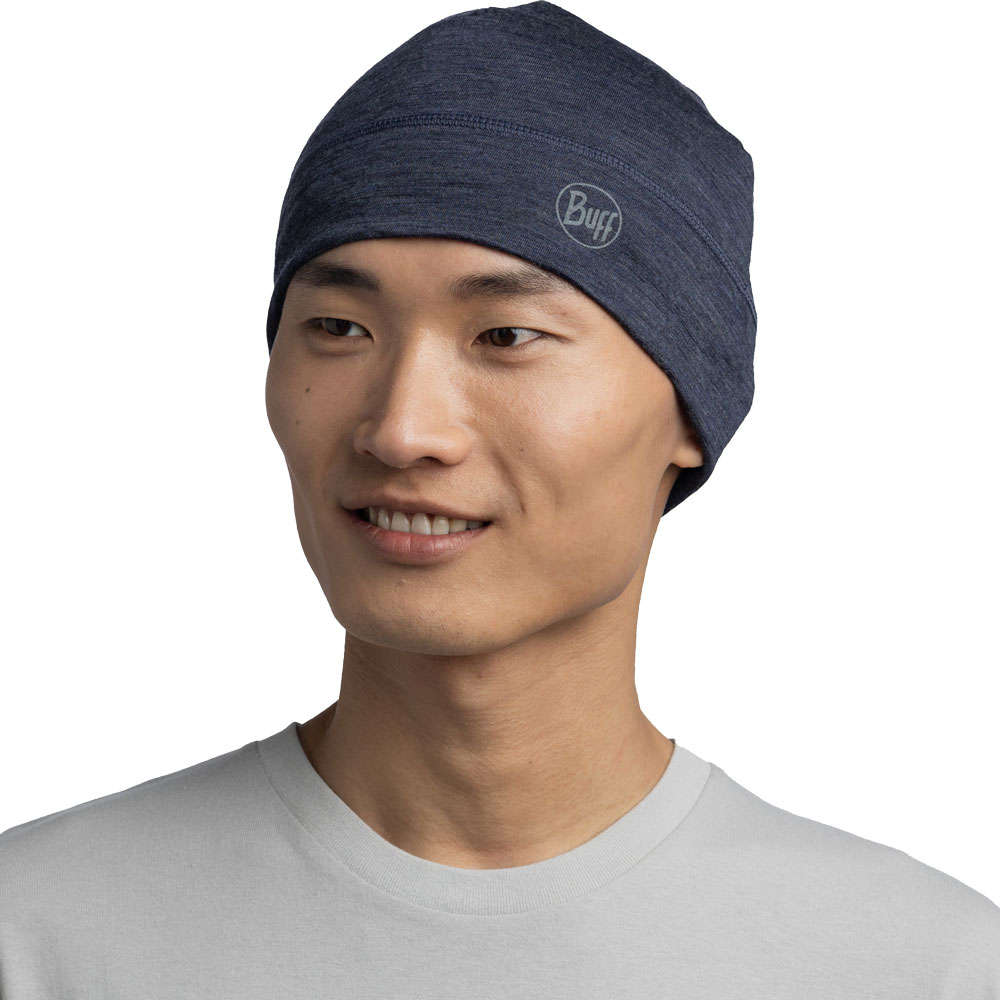 Merino Lightweight Beanie solid night blue