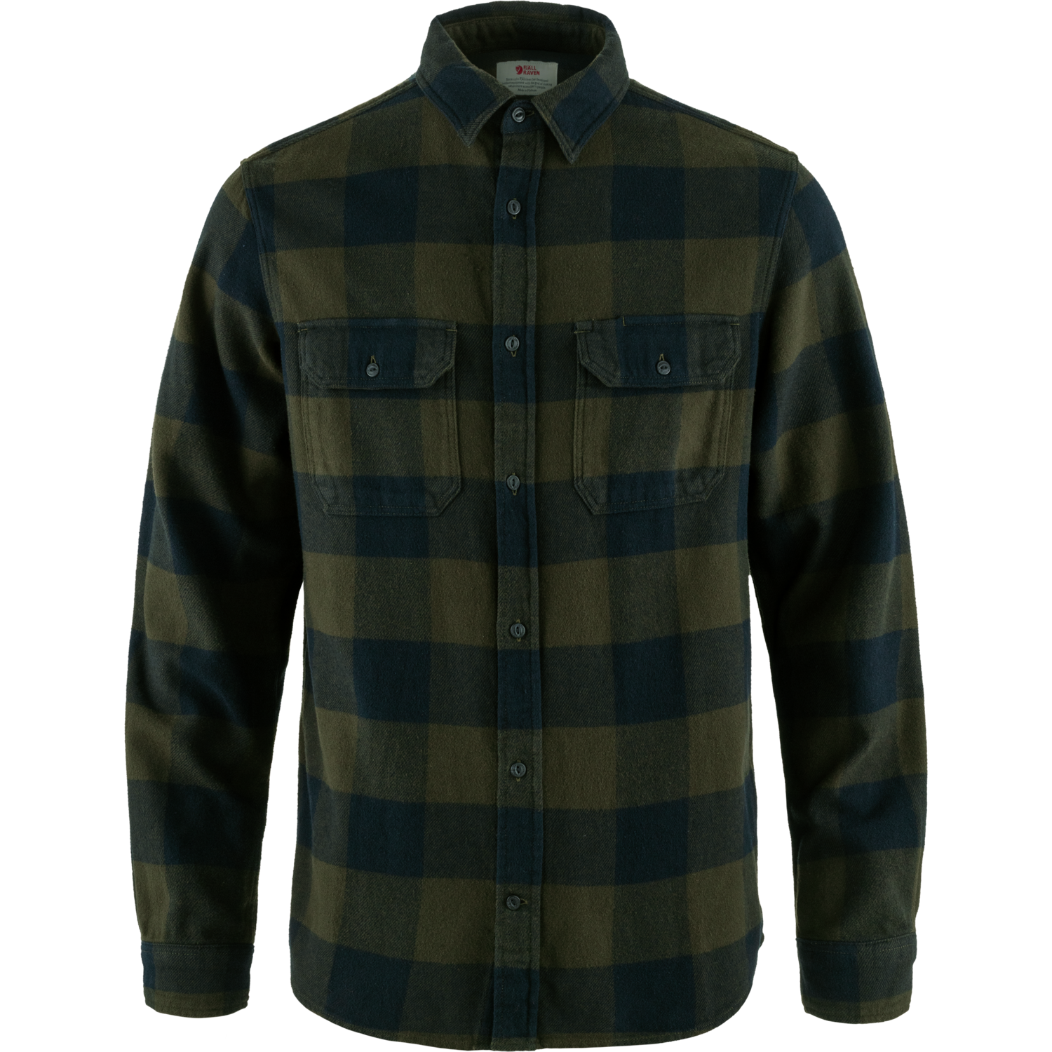 Övik Heavy Flannel Shirt Herren deep forest