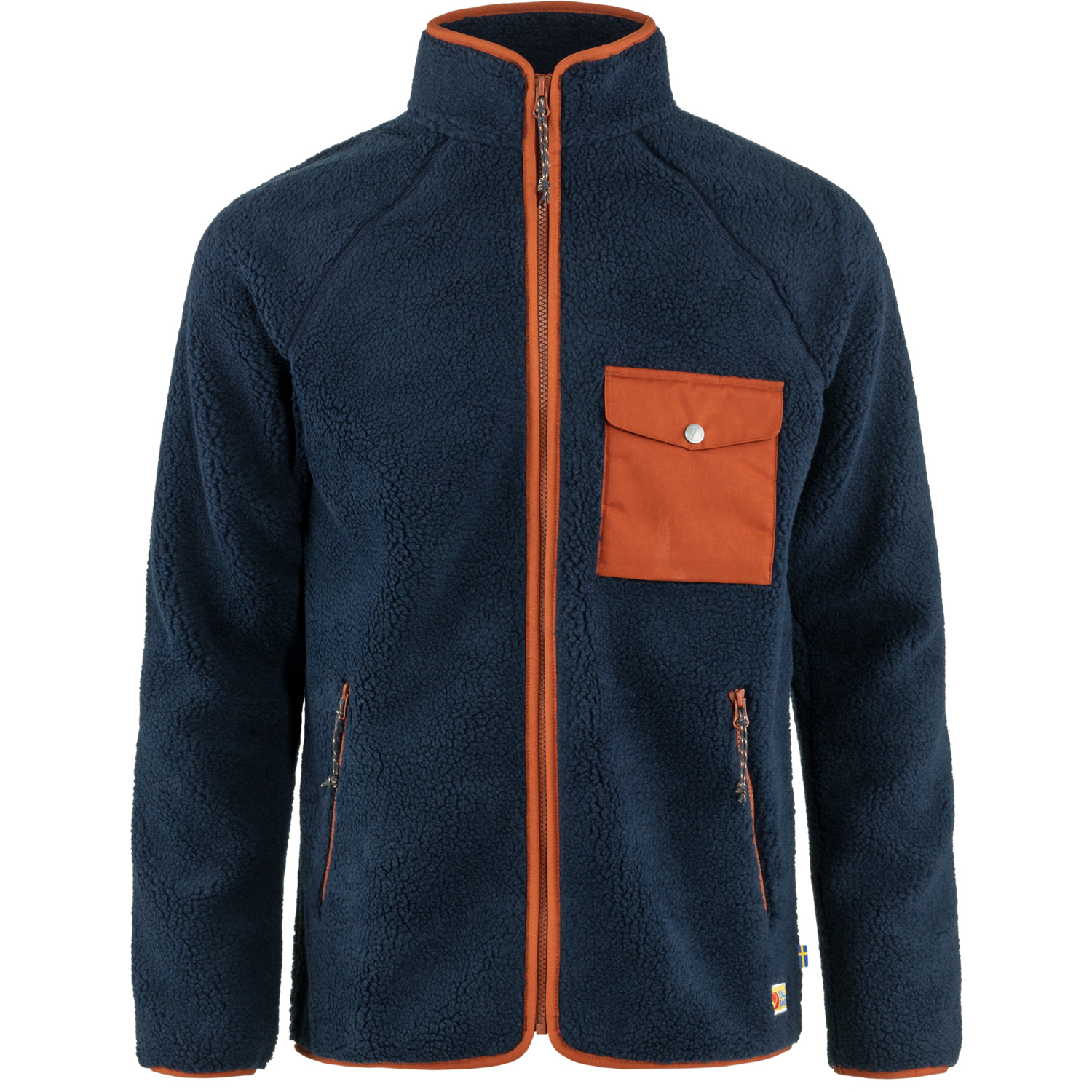 Vardag Pile Fleecejacke Herren navy