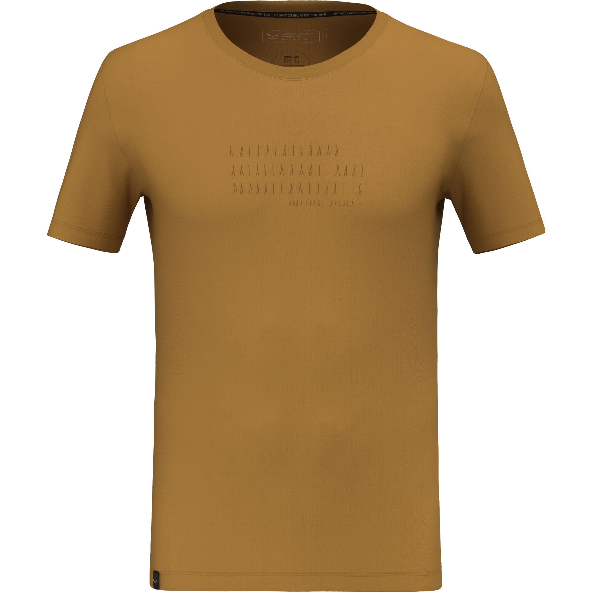 Eagle Poem Dry T-Shirt Herren golden brown