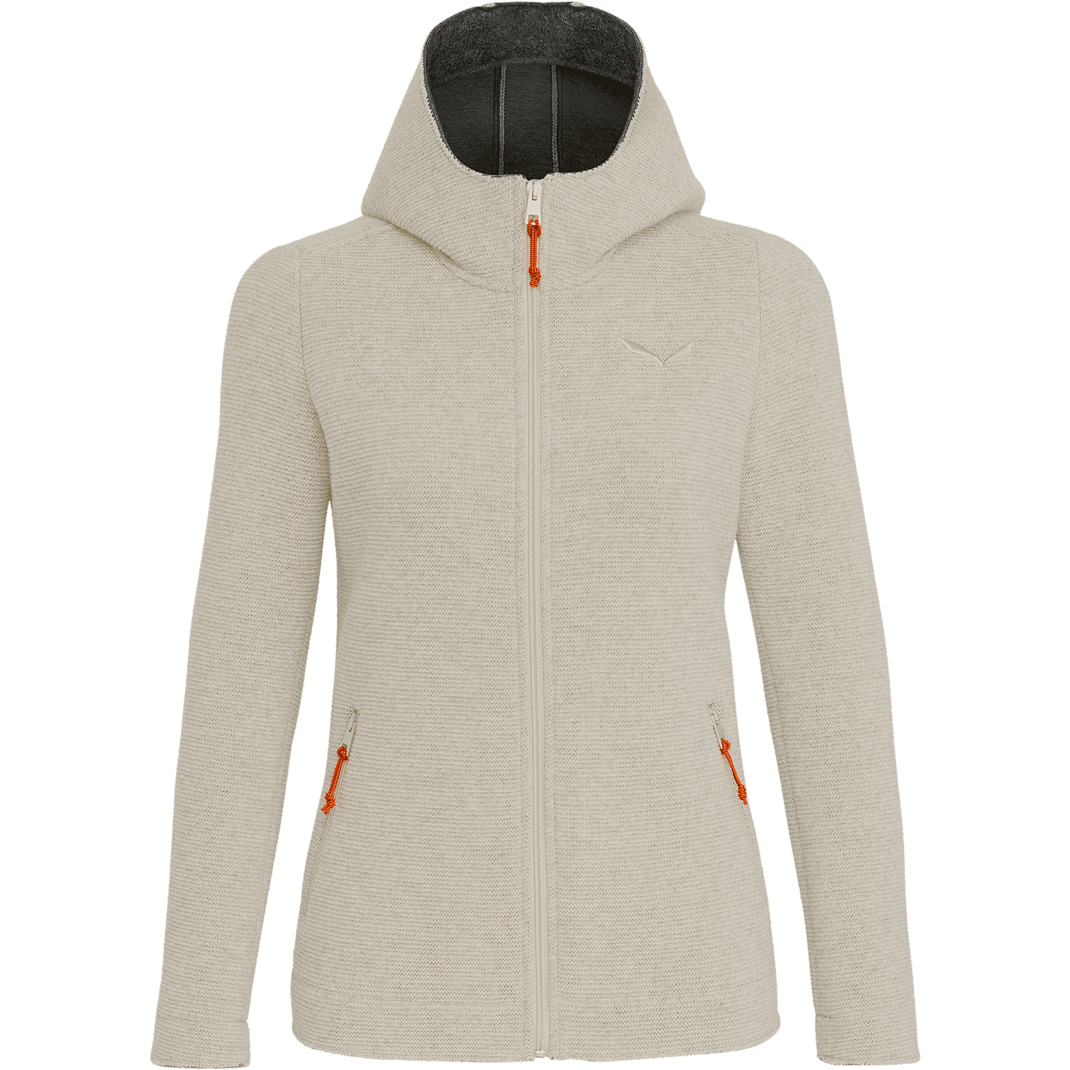 Sarner 2L Wool Kapuzenjacke Damen oatmeal 