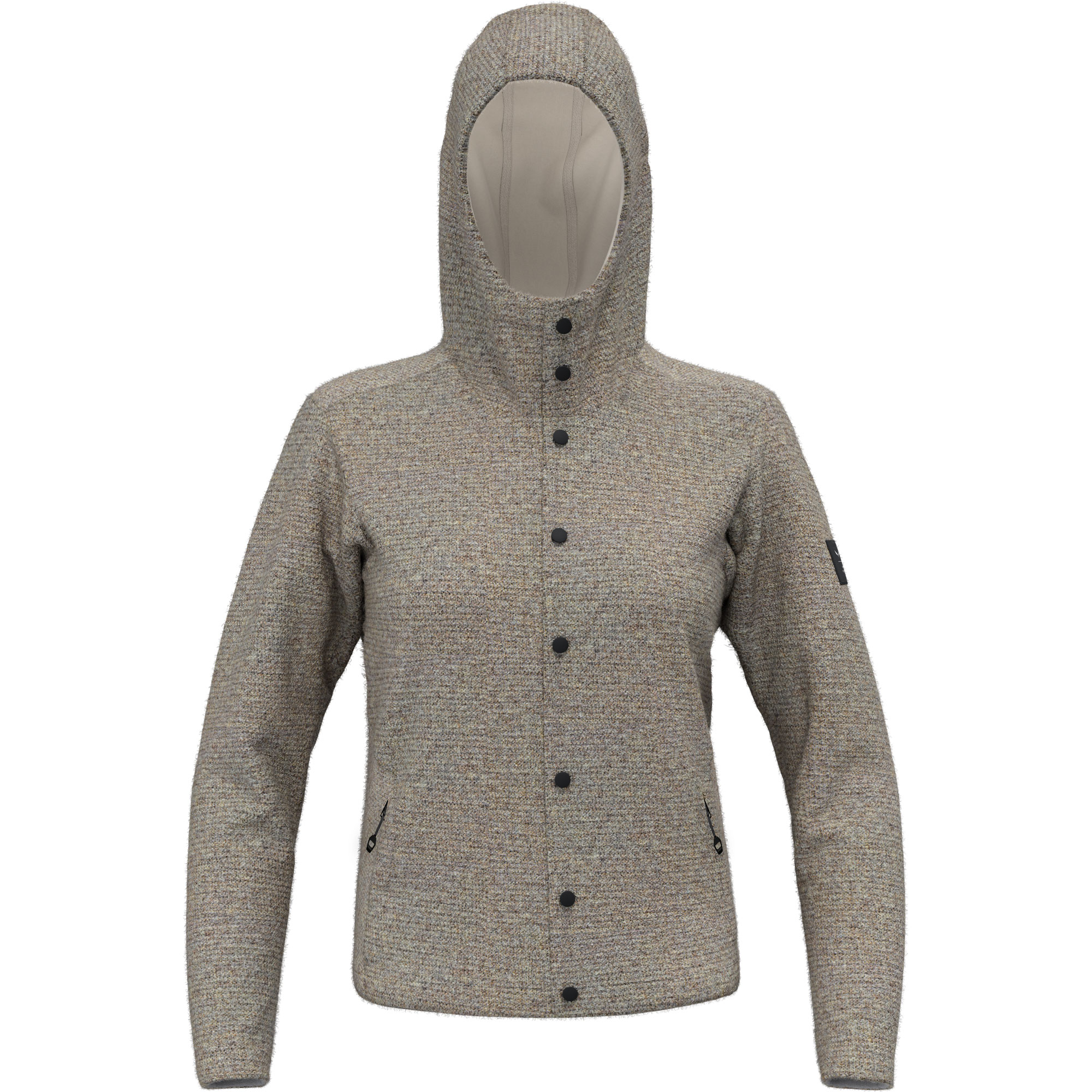 Sarner Undyed Wool Kapuzenjacke Damen undyed