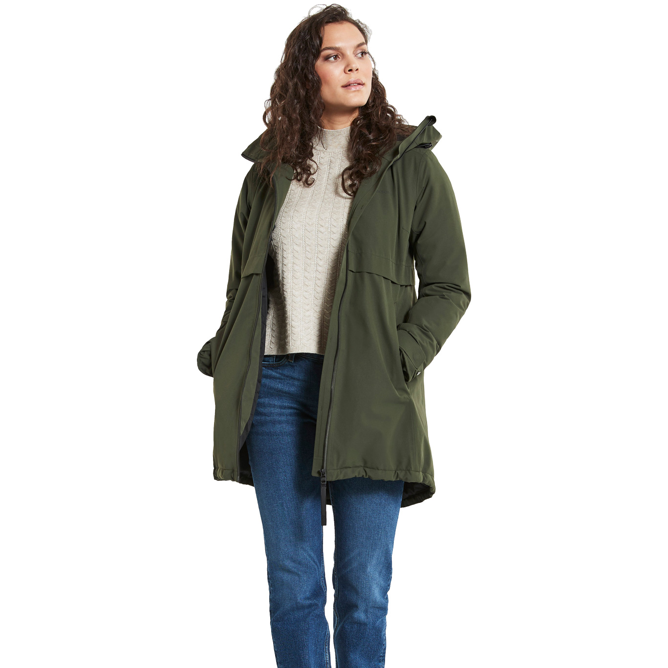 Helle Parka 5 Damen deep green