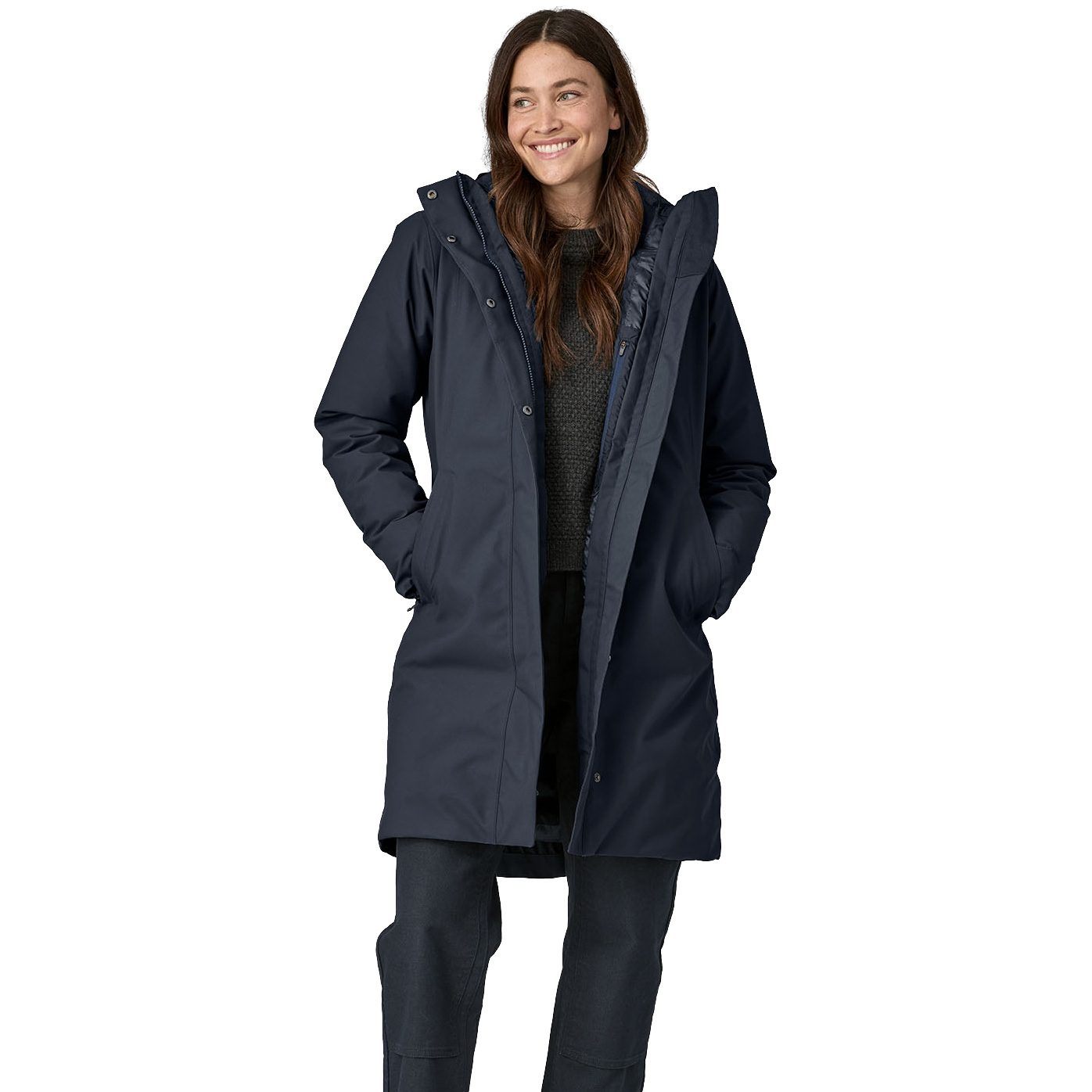 Tres 3-in-1 Parka Damen smolder blue