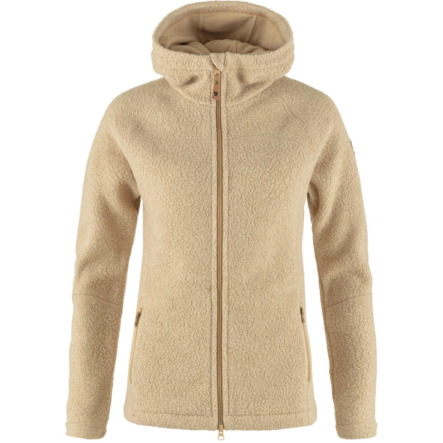 Kaitum Fleecejacke Damen dune beige