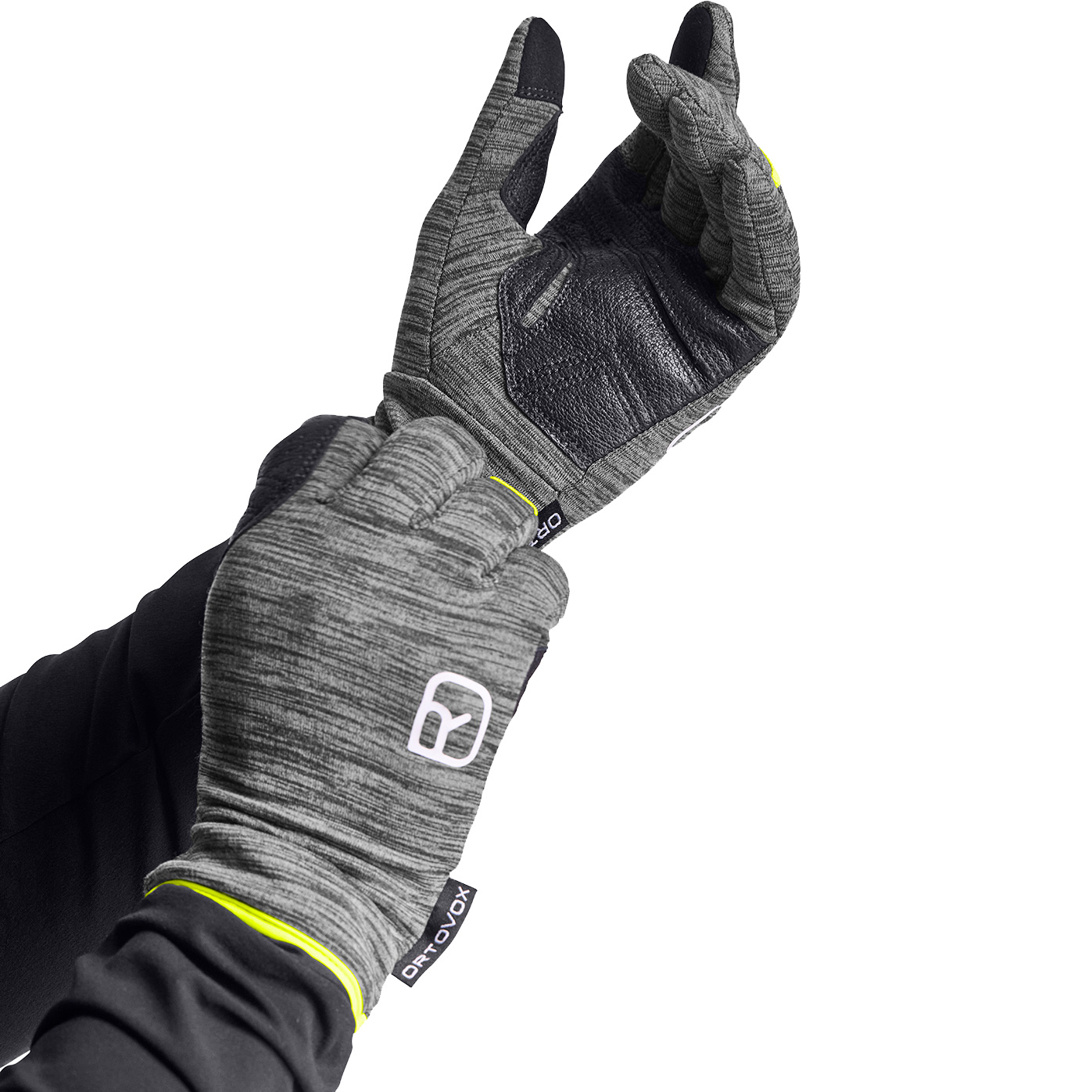 Fleece Light Glove Men black steel blend