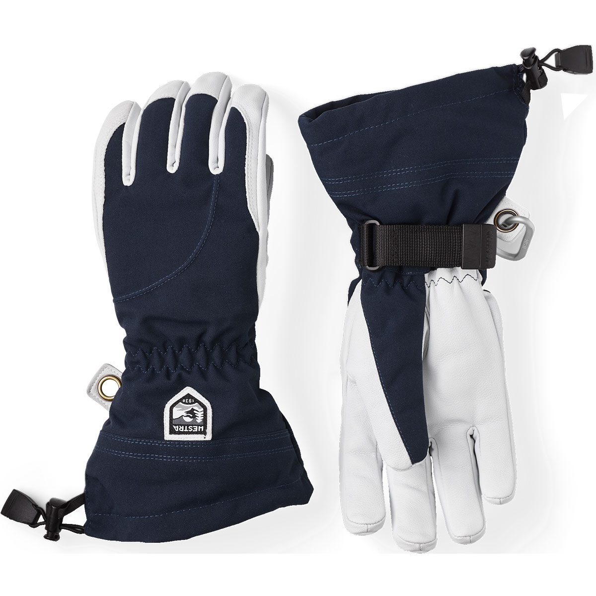 Heli 5-Finger Ski Gloves Women navy