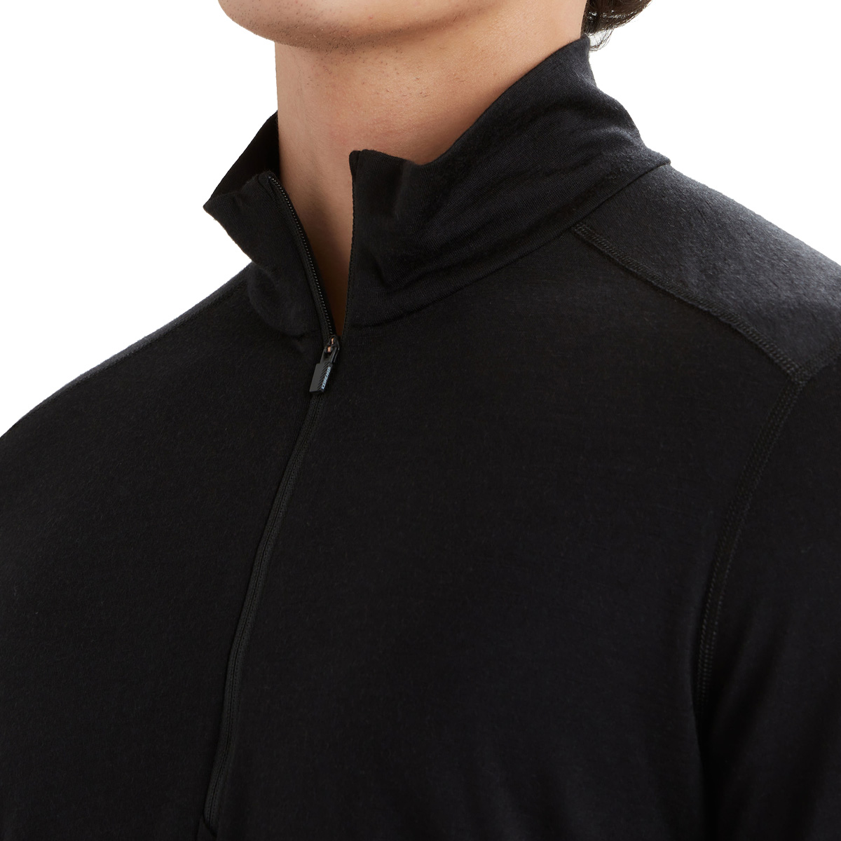 200 Oasis Half Zip Longsleeve Men black