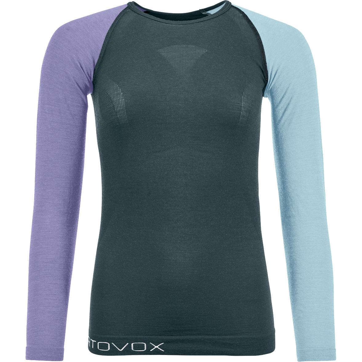 120 Comp Light Long Sleeve Unterhemd Damen dark arctic grey