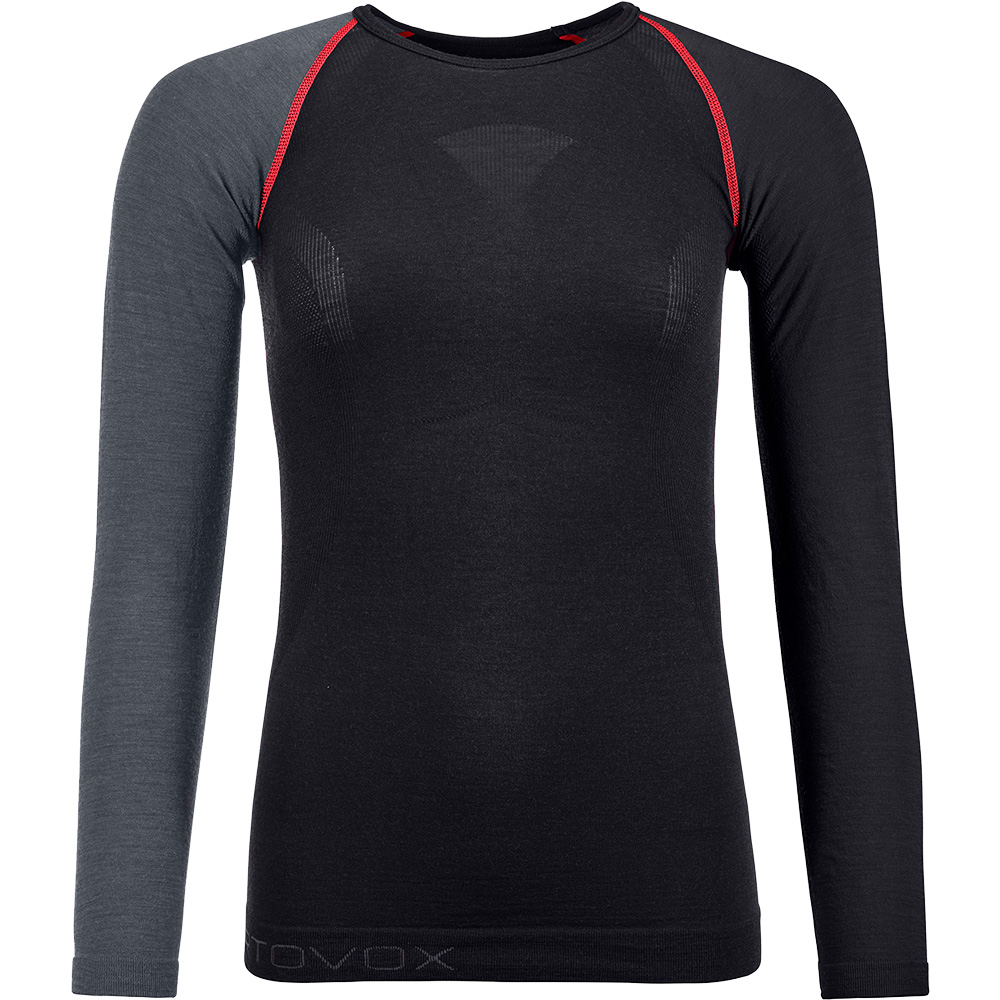 120 Comp Light Long Sleeve Undershirt Women black raven