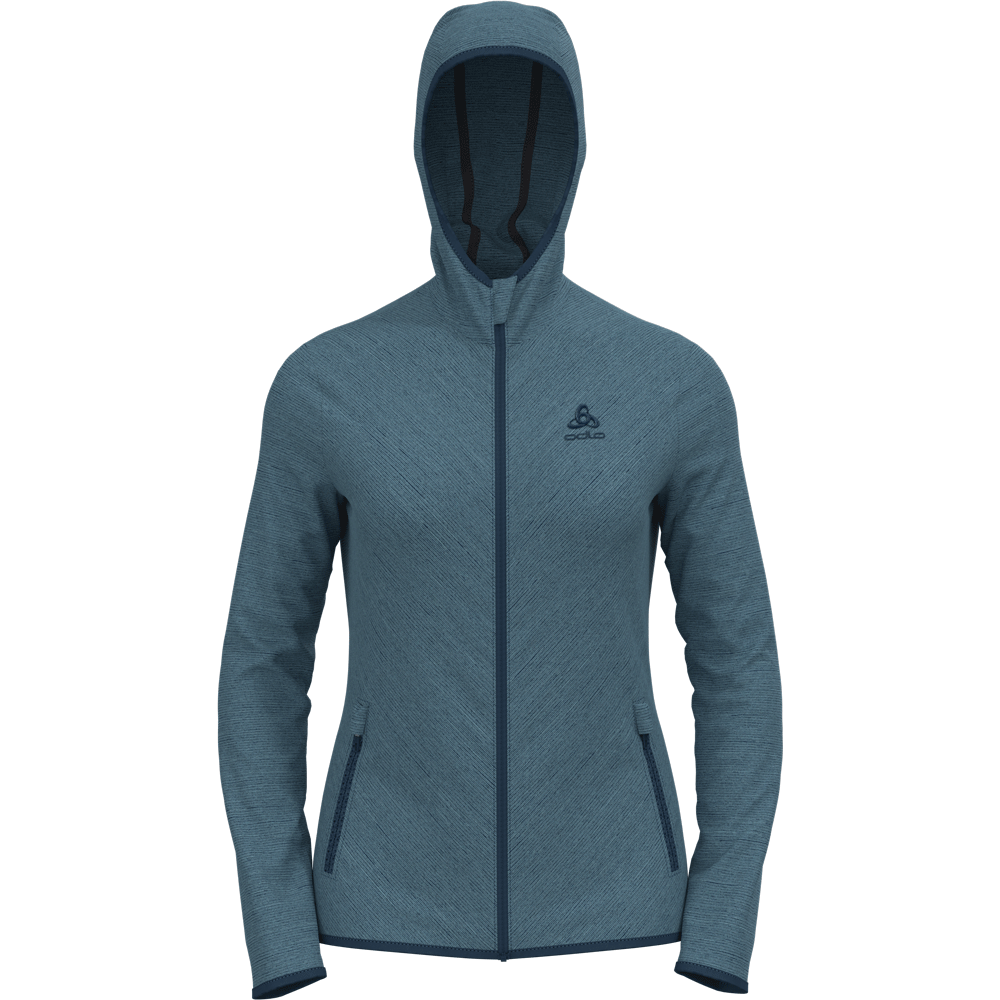 Roy Full Zip Midlayer Hoody Damen blue wing