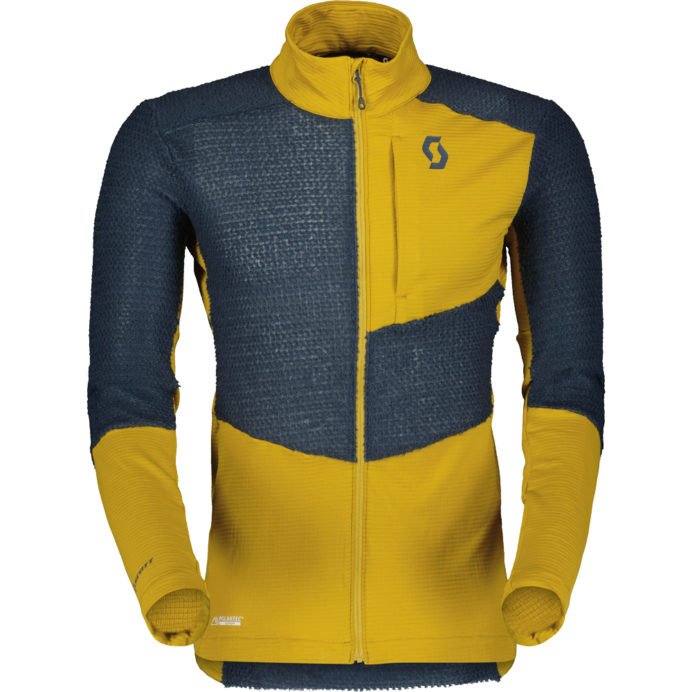 Explorair Alpha Raw Jacke Herren mellow yellow metal blue