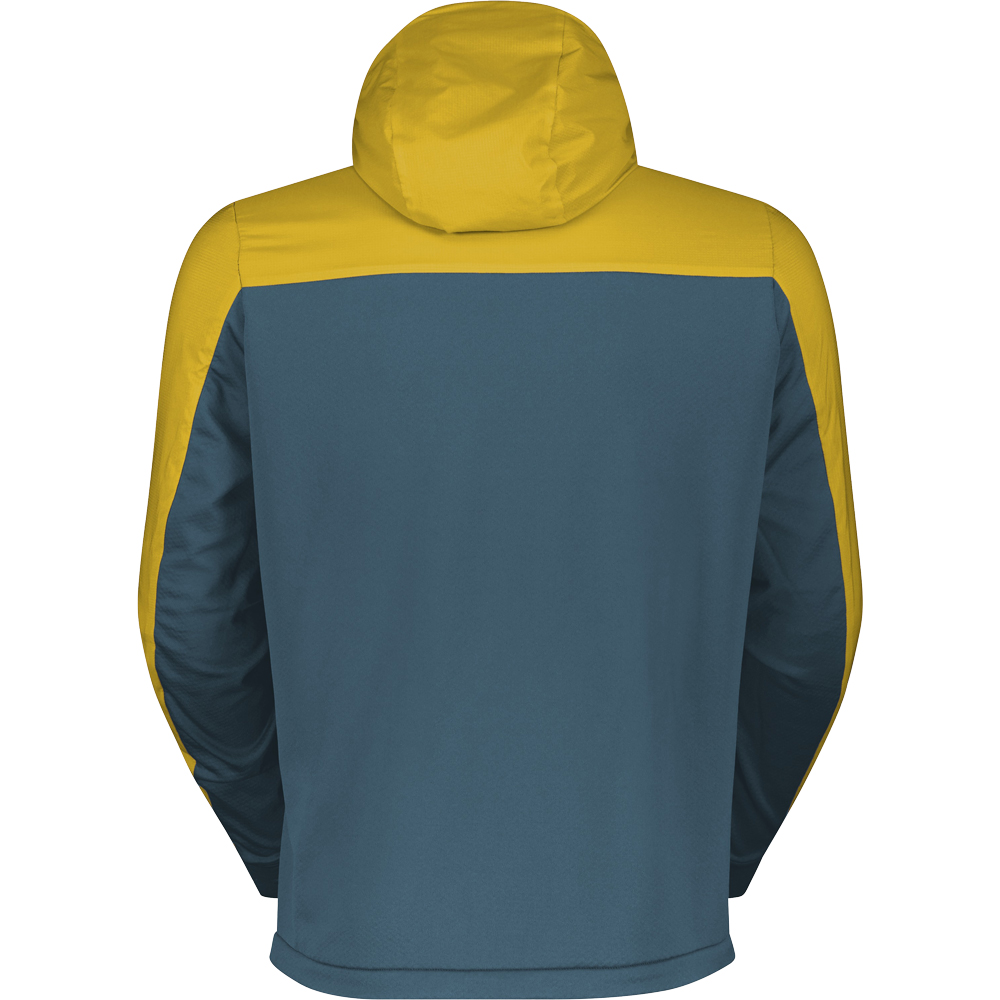 Explorair Alpha Hoody Herren mellow yellow metal blue