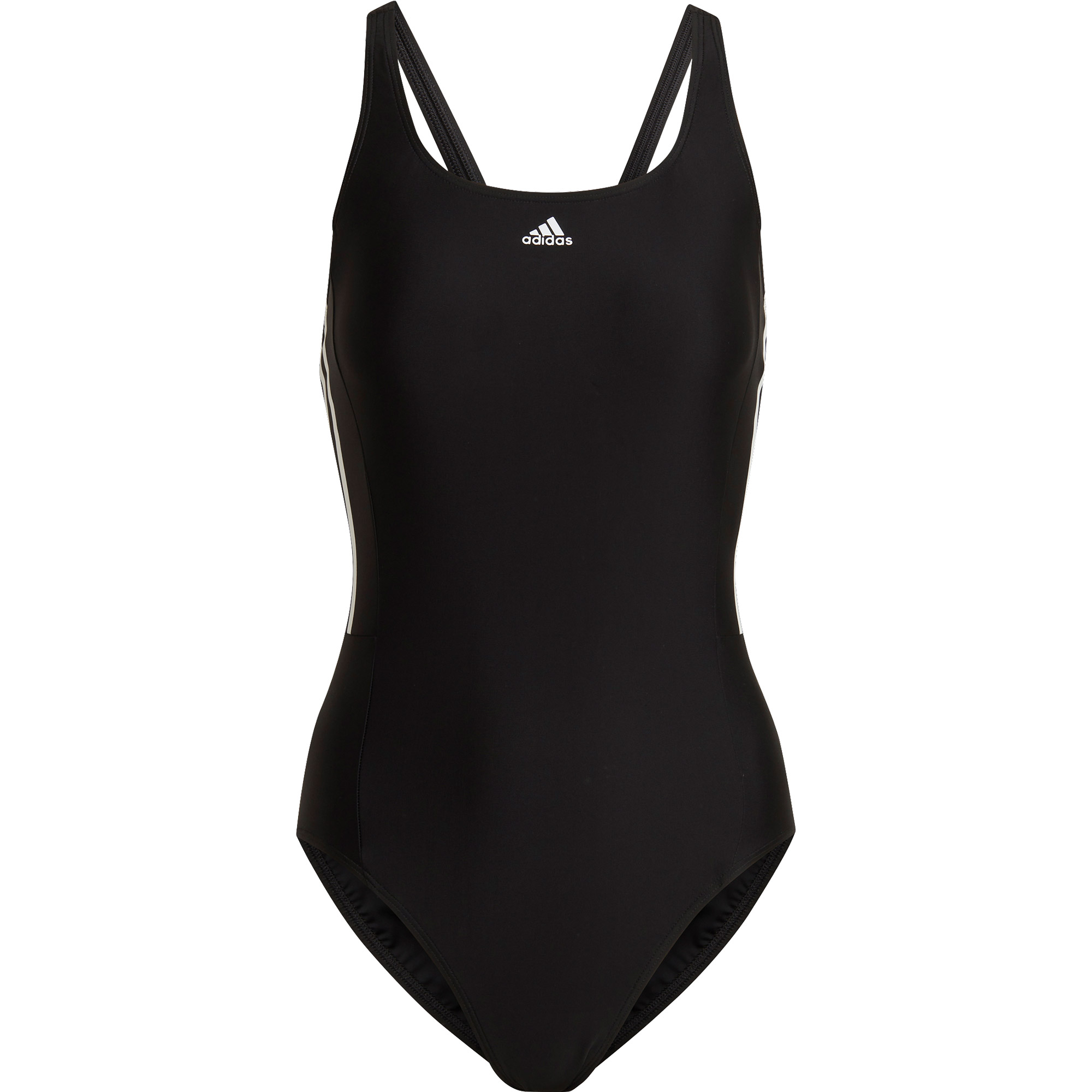 Mid 3-Stripes Swimsuit Women black