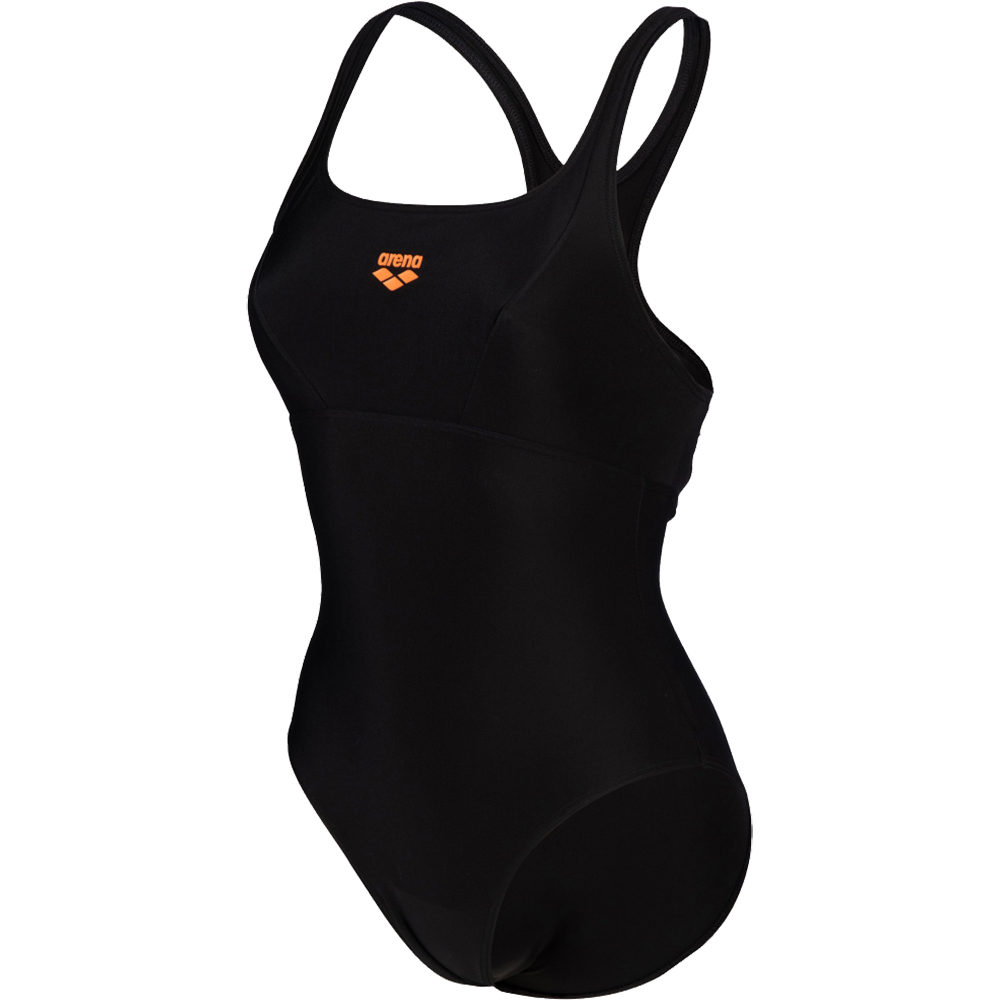 Solid Control Pro Back Badeanzug Damen schwarz