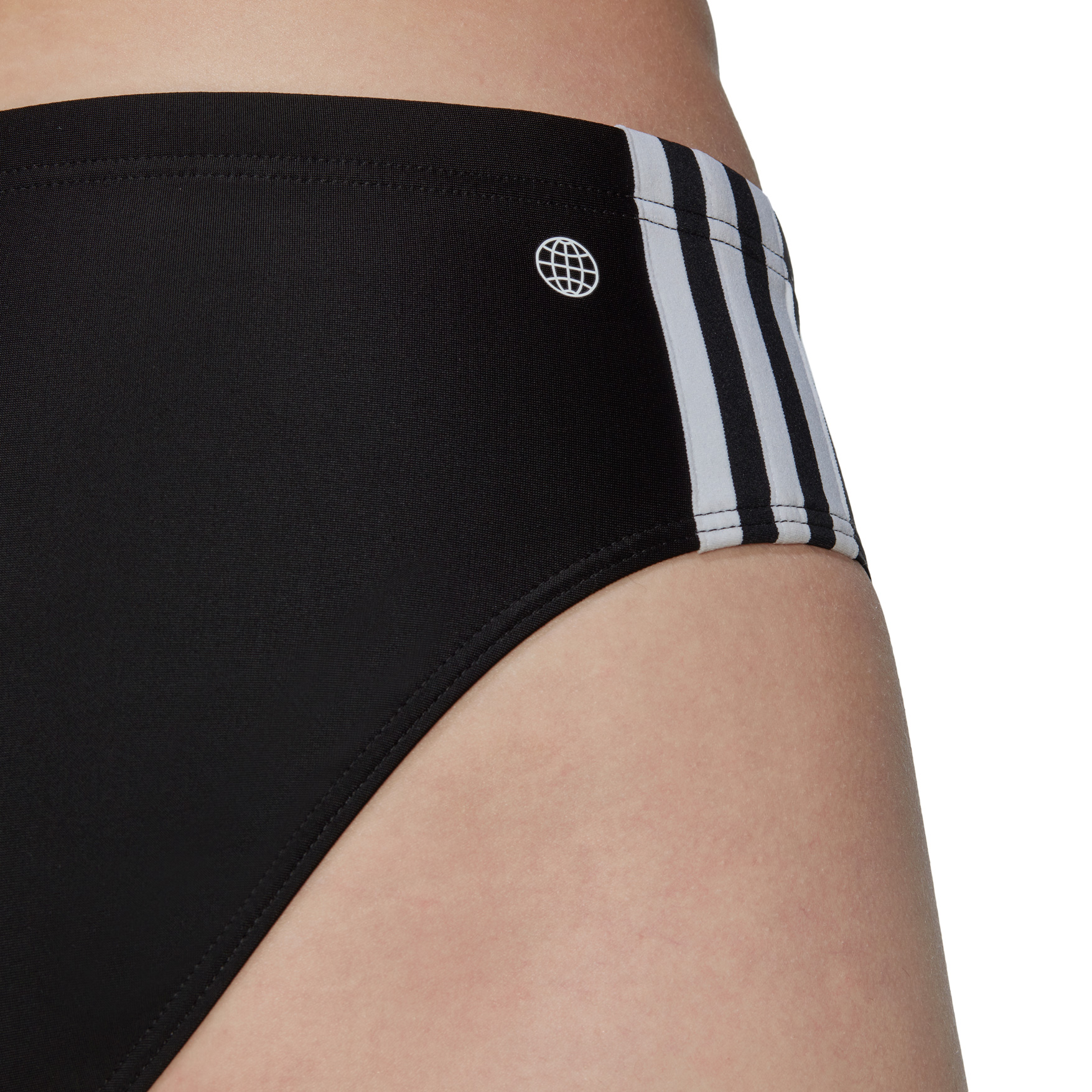 Classic 3-Streifen Badehose Herren schwarz