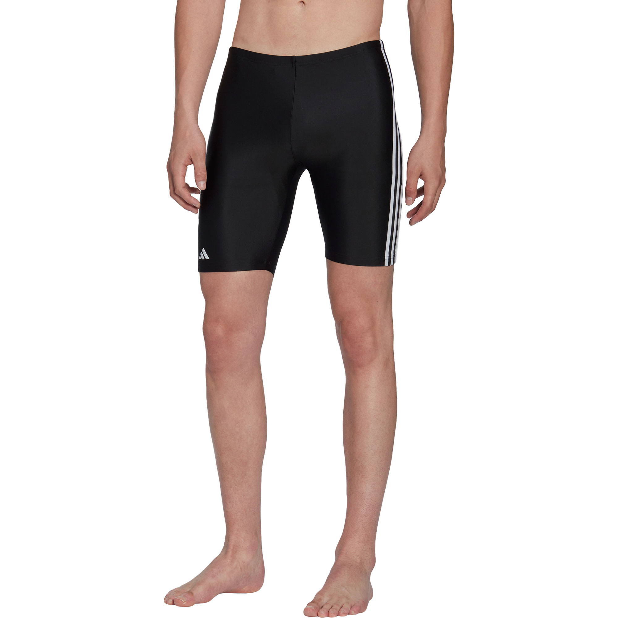 Classic 3-Streifen Jammer-Badehose Herren schwarz