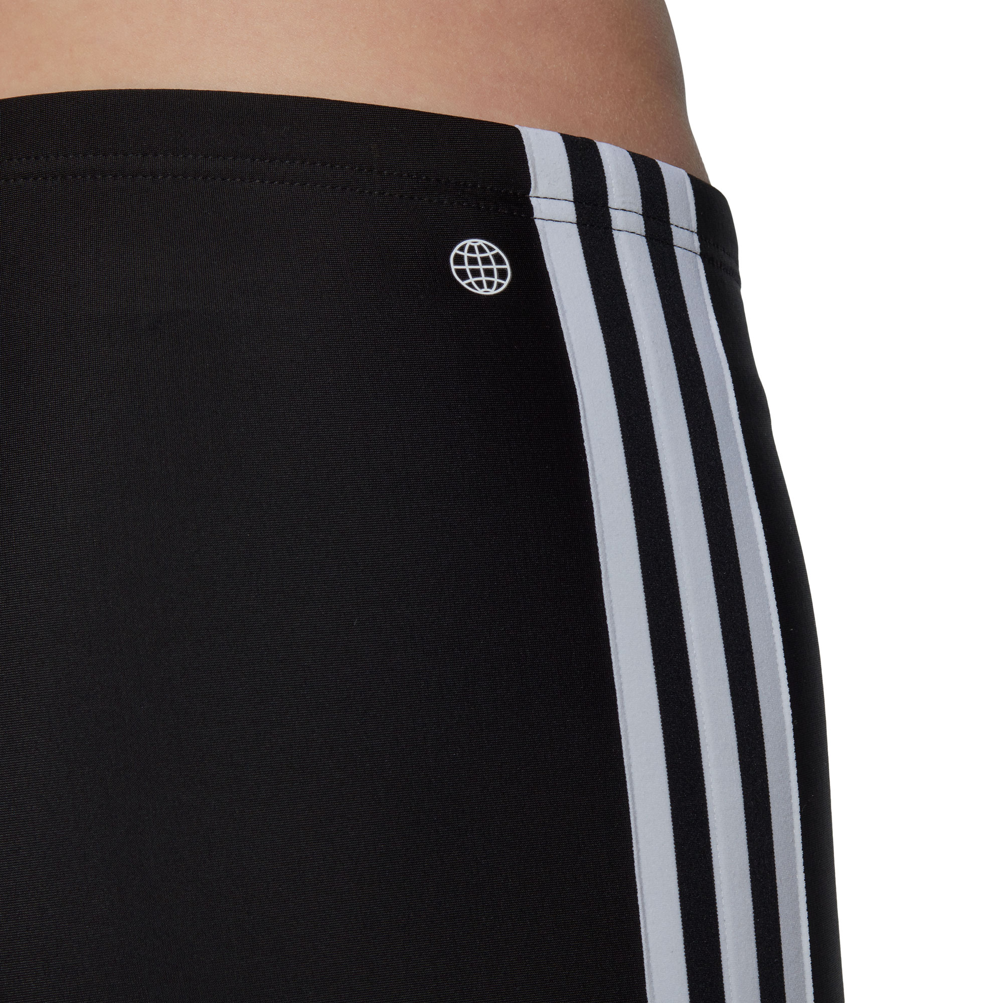 Classic 3-Streifen Jammer-Badehose Herren schwarz