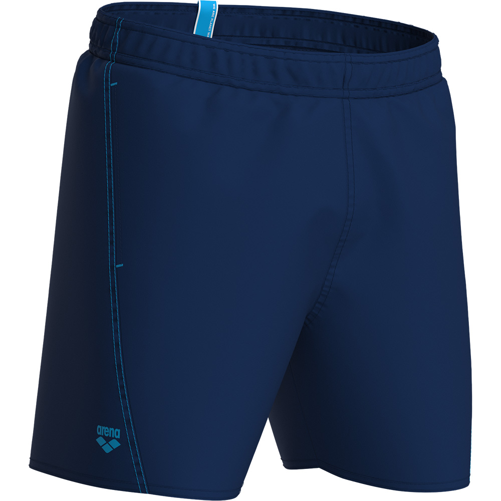 Fundamentals Logo R Boxer Swim Shorts Men navy