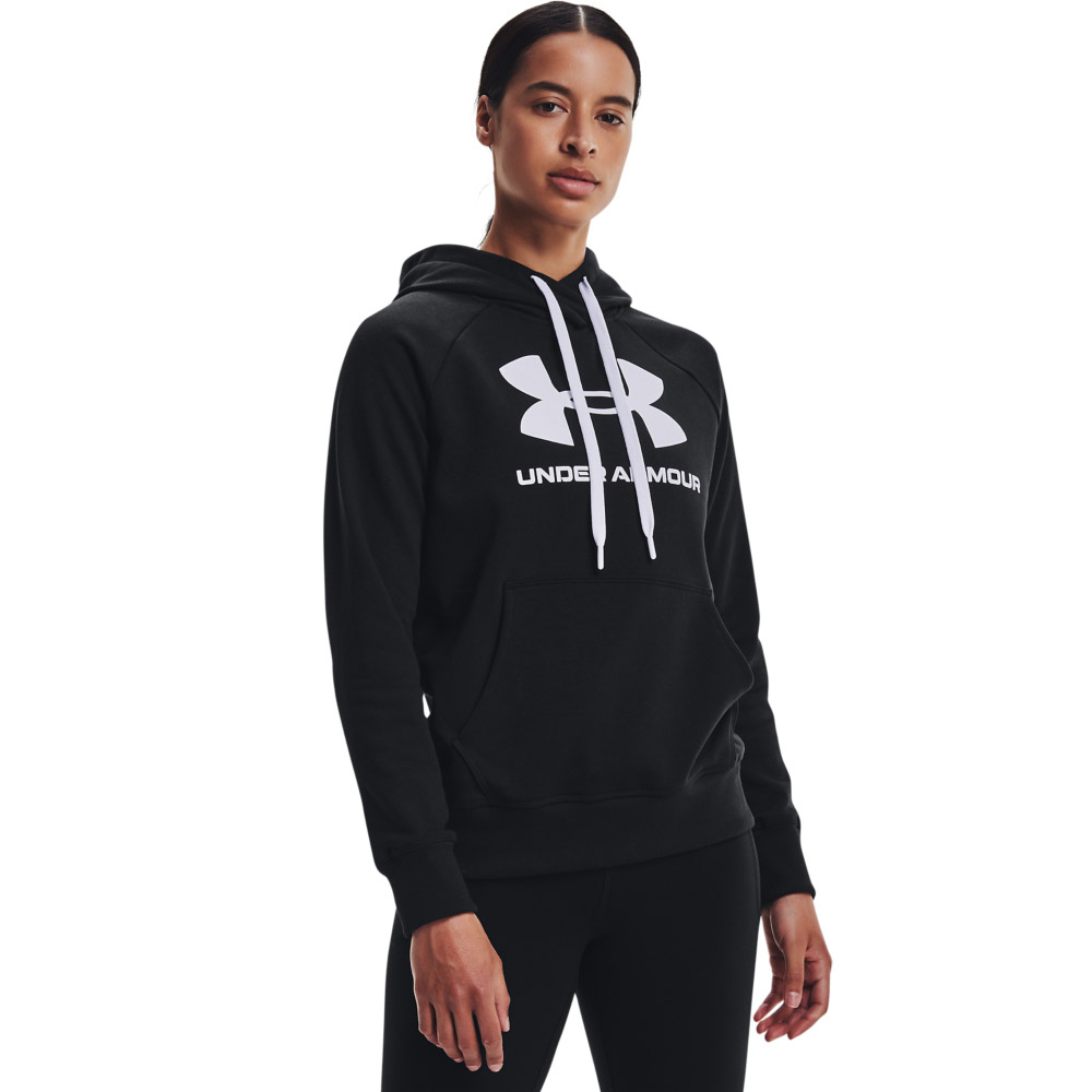 Rival Fleece Logo Hoodie Women black