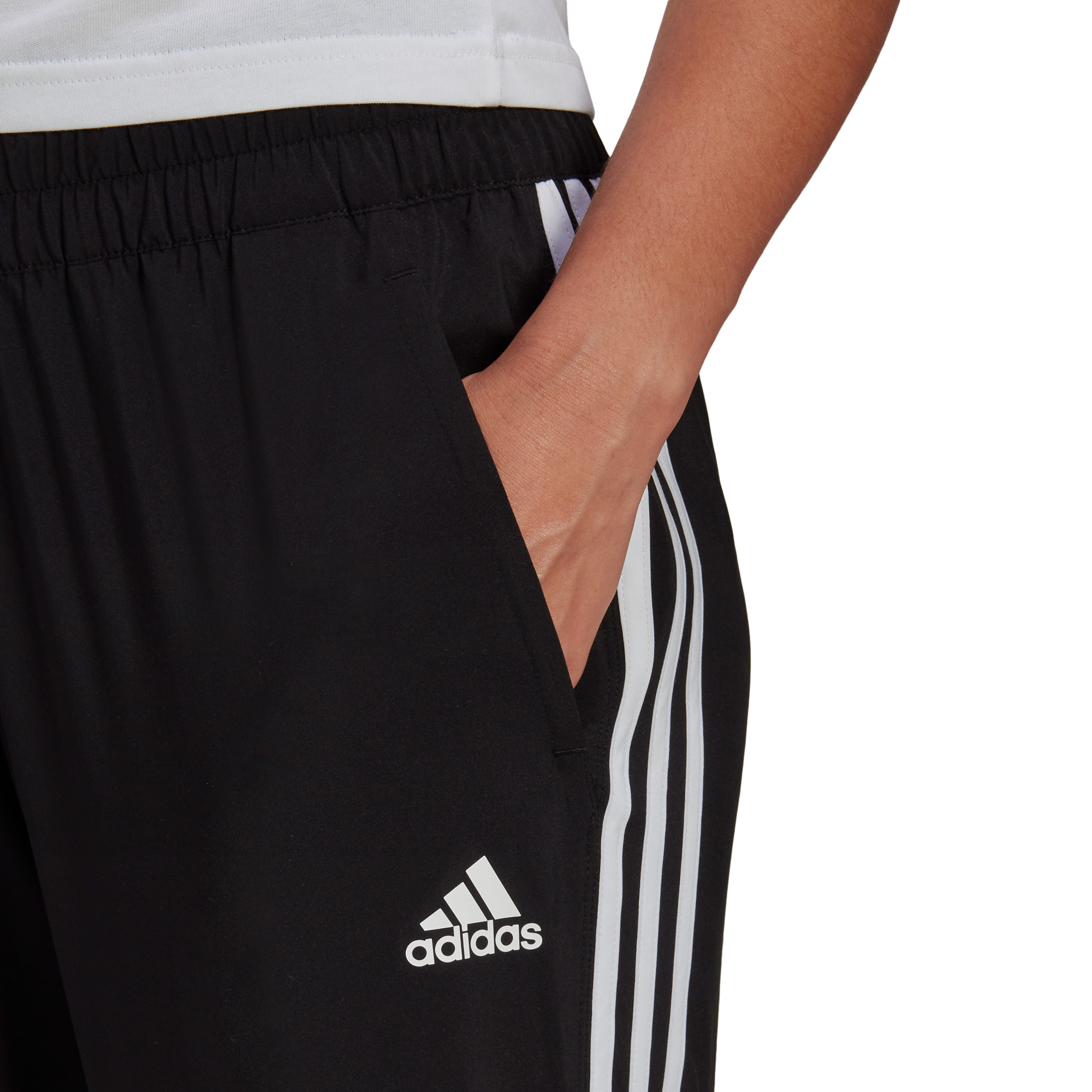 Trainicons 3-Stripes Woven Sweatpants Women black