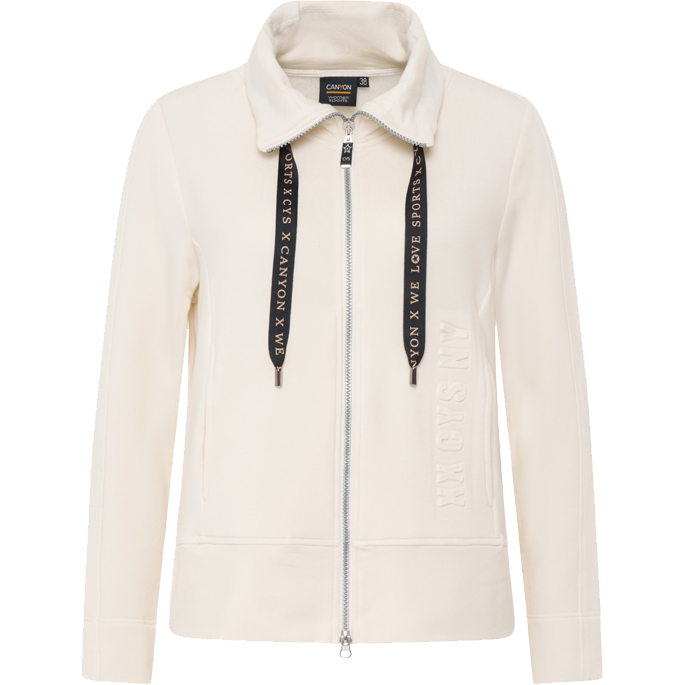 Lounge Jacke Damen ivory