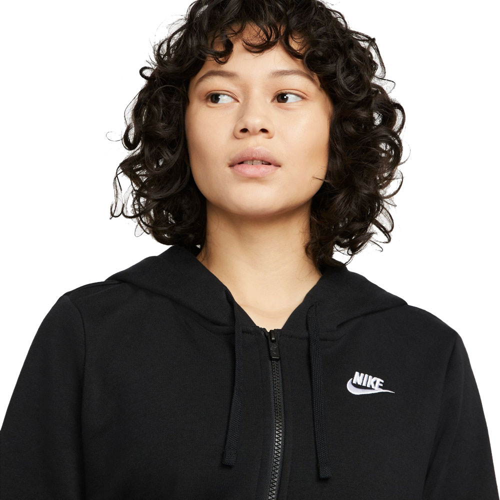 Sportswear Club Fleece Sweatshirt Jacket Women black