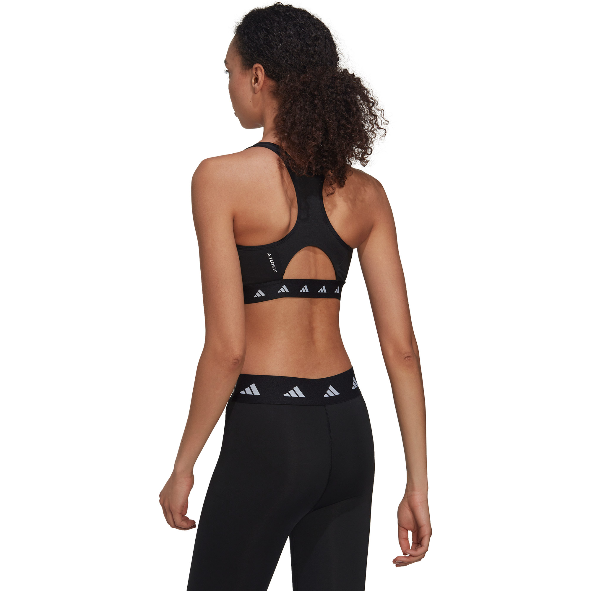 Powerreact Training Medium-Support Techfit Sports Bra Women black