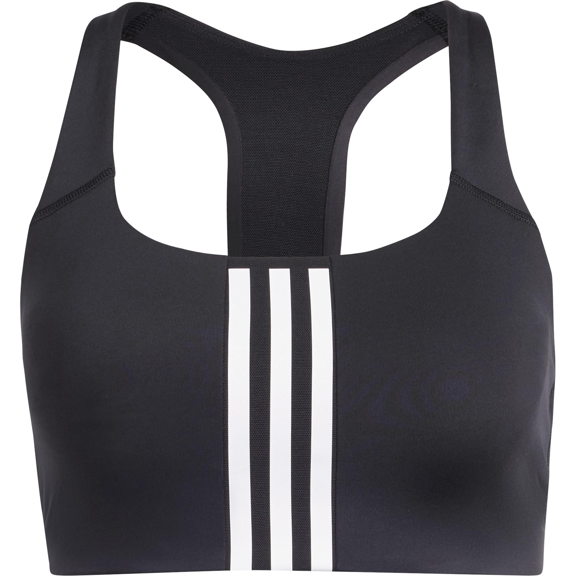 Powerimpact Training Medium-Support 3-Stripes Bra Women black